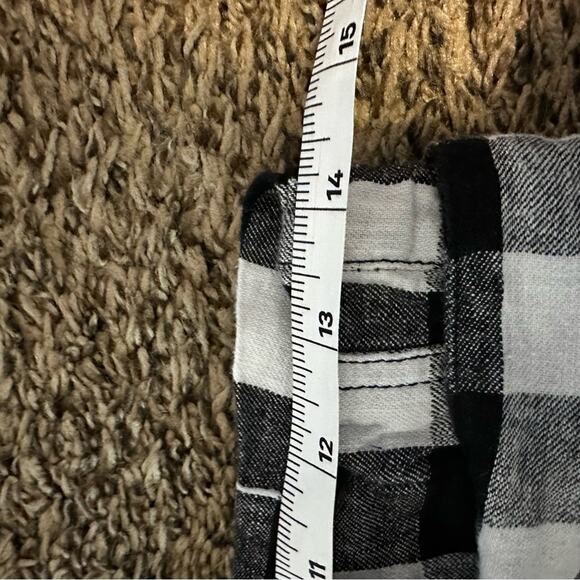 Madewell women’s pants size 2 black and white checkered - Picture 5 of 7
